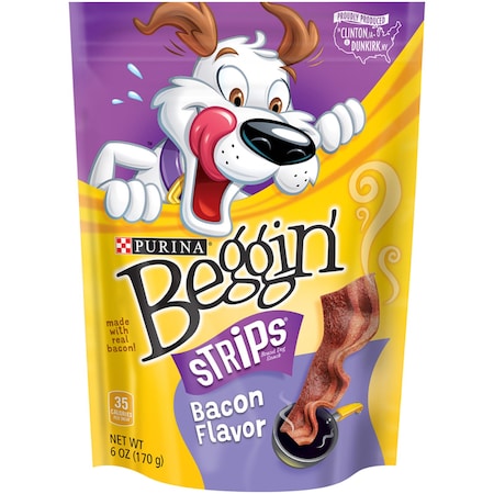 Beggin Strips Purina Beggin Strips Bacon Treats For Dog 6 oz 1 pk 381112